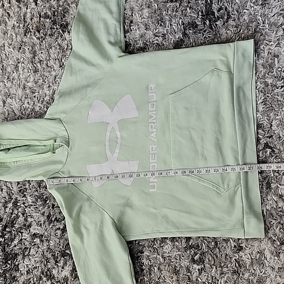 UNDER ARMOUR MEN'S HOODIE SIZE XL ,LIGHT GREEN MINT, PRE-OWNED - Picture 4 of 5